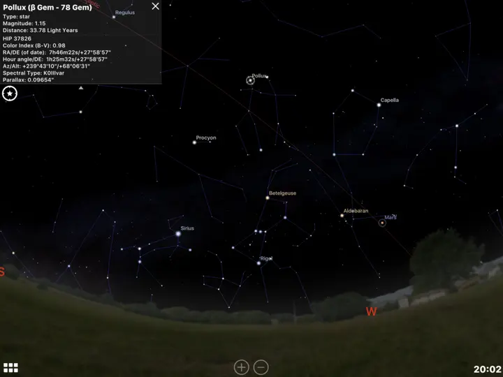 Pollux is a visible star with exoplanets in the habitable zone - a Life Star