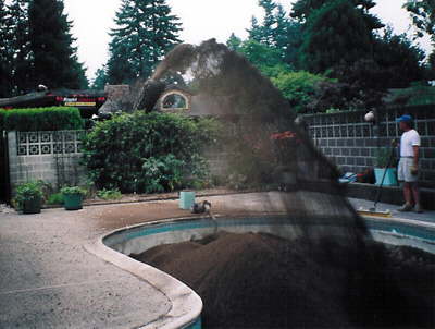 Sand grains representing stars